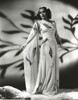 Dolores Del Rio Portrait wearing White Floral Dress Photo Print - Item # VARCEL694503