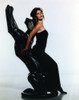 Kim Delaney Leaning Pose in Black Dress Gown Photo Print - Item # VARCEL694583