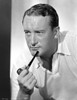 A Portrait Of George Sanders Smoking A Pipe Photo Print - Item # VARCEL694669