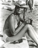 Bo Derek on Sand in Swimsuit with Hat Photo Print - Item # VARCEL694832