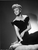 Leslie Brooks Portrait in Classic wearing Black Dress with Pearl Necklace Photo Print - Item # VARCEL694946