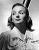 Jean Brooks Portrait in White Pleated Long Sleeve Beaded Collar Shirt Photo Print - Item # VARCEL695001
