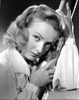 Jean Brooks Portrait in White Long Sleeve Beaded Linen Shirt Photo Print - Item # VARCEL695006