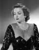Jean Brooks Portrait in Black Sequin Dress with Sheer Top and Gem Necklace Photo Print - Item # VARCEL695022