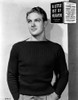 Robert Stack Posed in Black Sweater Photo Print - Item # VARCEL695127