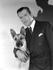 James Stephenson with a dog Photo Print - Item # VARCEL695167