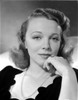 Virginia Bruce smiling with Pearl Necklace Photo Print - Item # VARCEL695240