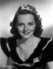 Jeanne Cagney Portrait in Black Blouse and Pearl Necklace Photo Print - Item # VARCEL695310