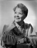 Spring Byington smiling and Looking Away in Black and White Portrait wearing Formal Dress Photo Print - Item # VARCEL695296