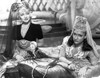 Marlene Dietrich Seated in Black and White Photo Print - Item # VARCEL695317