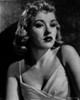 Betty Grable Portrait with Head to the Left in White Strap Silk Dress Photo Print - Item # VARCEL695308