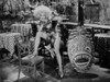 Marlene Dietrich sitting in Lingerie Classic Portrait Photo Print - Item # VARCEL695371