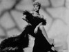 Marlene Dietrich sitting in Black Dress with Black Shawl Photo Print - Item # VARCEL695413