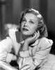 Madeleine Carroll Looking up in White Dress with Head Leaning on Hand Photo Print - Item # VARCEL695530