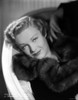 Madeleine Carroll smiling in Black Fur Coat Portrait Photo Print - Item # VARCEL695542