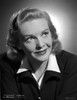 Madeleine Carroll Looking Up in Black Dress with White Collar Photo Print - Item # VARCEL695592