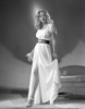 Gloria Grahame Curly Hair Posed in a White Dress Photo Print - Item # VARCEL695571