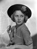 Mary Carlisle Portrait wearing Hat with Veil Photo Print - Item # VARCEL695719