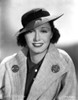 Gail Patrick in a Coat with Hat and smiling Photo Print