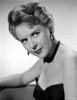 Mala Powers Looking Away in Black Strapless with Earrings Photo Print - Item # VARCEL703270