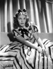 Martha Raye Portrait in Black and White Stripe Dress Photo Print - Item # VARCEL703499