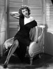 Ruth Roman Posed on Chair in Black Gown Photo Print - Item # VARCEL703899
