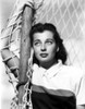Gail Russell Leaning on Soccer Goal Photo Print - Item # VARCEL704015