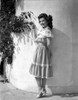 Ann Rutherford Leaning on the Wall while Facing to the Camera Photo Print - Item # VARCEL704102
