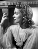 Martha Scott Portrait wearing Pointed Sleeves in Black and White Photo Print - Item # VARCEL704235