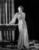 Sylvia Sidney standing in a Gown Photo Print - Item # VARCEL704450