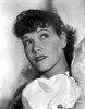 Penny Singleton Looking Up in Close Up Portrait with White Background Photo Print - Item # VARCEL704617