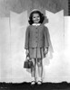 Beverly Simmons standing in School Uniform with Bag in Gray scale Photo Print - Item # VARCEL704651