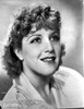 Betty Stockfeld smiling and Looking Up in Black and White Portrait Photo Print - Item # VARCEL704864
