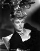 Claire Trevor Looking Away in Black Dress Portrait Photo Print - Item # VARCEL705233