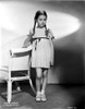 Virginia Weidler Leaning on Arm Chair in Dress Photo Print - Item # VARCEL705444