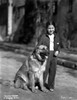 Virginia Weidler standing with Dog Photo Print - Item # VARCEL705435