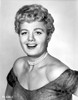 Shelley Winters wearing an Off Shoulder Dress and a Pearl Necklace in a Classic Portrait Photo Print - Item # VARCEL705579