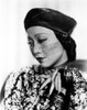 Anna Wong wearing a Floral Dress and a Beret Photo Print - Item # VARCEL705669