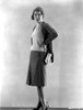 Fay Wray standing in Two Piece Dress in Black Pumps Photo Print - Item # VARCEL705748