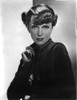 Margurite Churchill Posed in Black Sweater with Short Curly Hair Photo Print - Item # VARCEL705969