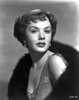 Piper Laurie Posed in Classic Portrait wearing Dress with Black Fur Scarf Photo Print - Item # VARCEL706027