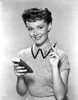 Phyllis Kirk Posed in Gray scale Portrait wearing Collar Shirt Photo Print - Item # VARCEL706133