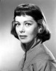 Phyllis Kirk Posed wearing Coat in Gray scale Portrait Photo Print - Item # VARCEL706153