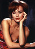 Izabella Scorupco in Floral Dress Portrait Photo Print - Item # VARCEL706933