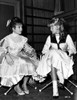 Hayley Mills with a Kid, sitting on a Chair in a Dress Photo Print - Item # VARCEL706991