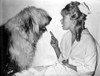 Hayley Mills with Dog in Classic Portrait Photo Print - Item # VARCEL707035