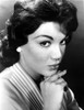 Connie Francis in White Dress with Earrings Portrait Photo Print - Item # VARCEL707092