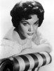Connie Francis Leaning on Couch, wearing Formal Dress Photo Print - Item # VARCEL707102