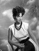 Suzanne Pleshette wearing a White Dress and Black Beads Necklace Photo Print - Item # VARCEL707161