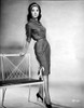 Suzanne Pleshette Leaning on a Chair and wearing a Dress Photo Print - Item # VARCEL707167